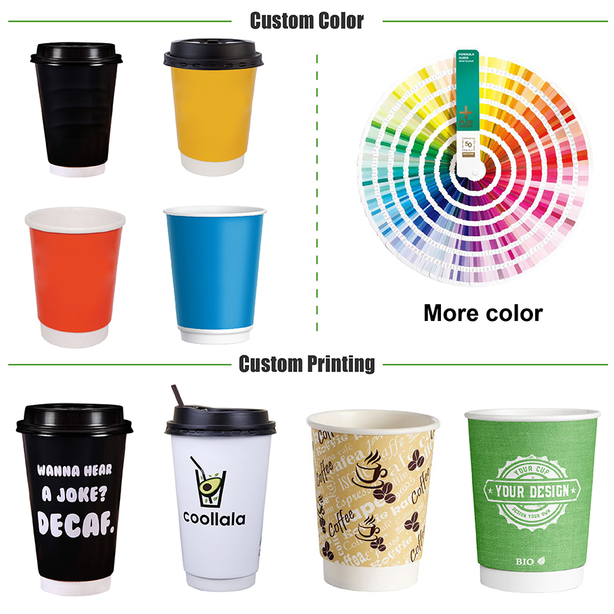 Jotain paperikuppi CMYK -väreistä