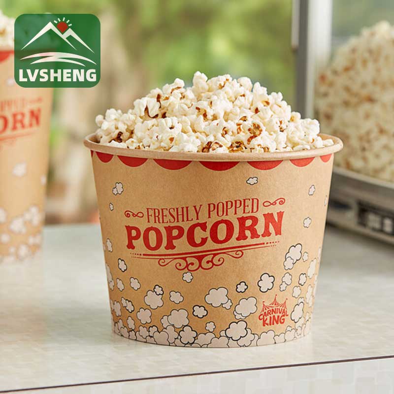 Mukautettu painettu popcorn-ämpäri