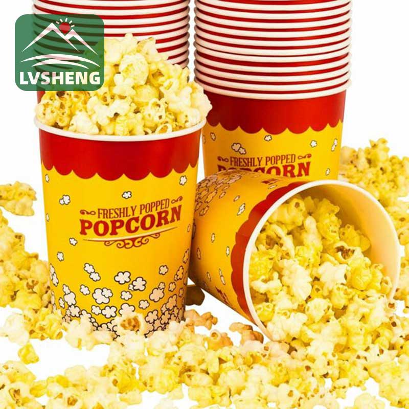 Paperiämpäri Popcornia