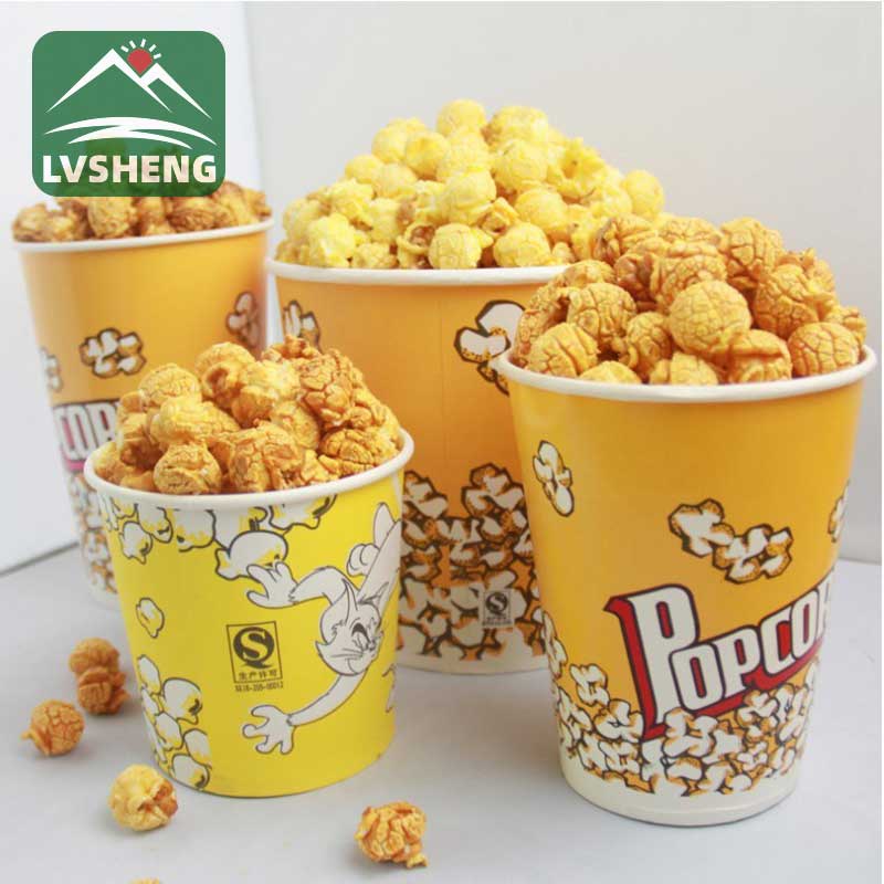 Paperiset Popcorn-kupit