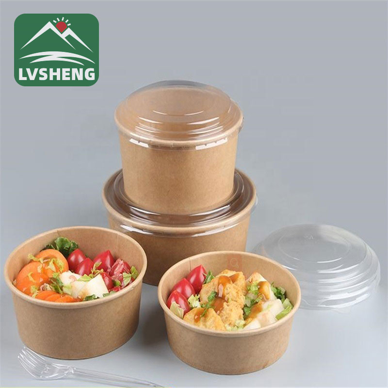 Salaatti Kraft Paper Box